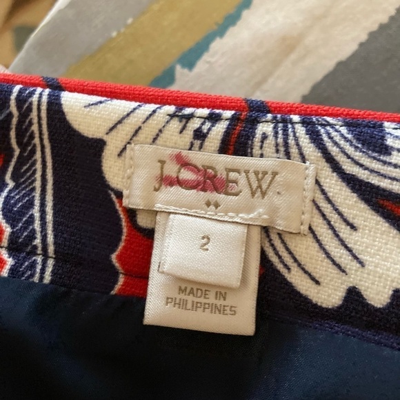 J. Crew Factory Floral Print Pencil Skirt - Picture 6 of 7